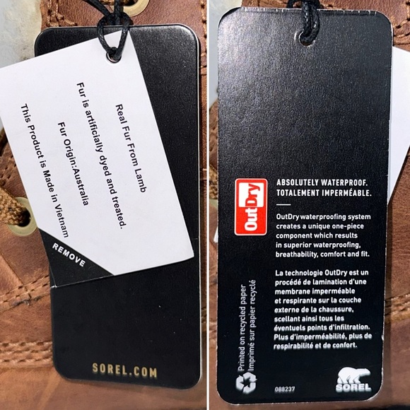 NWT SOREL Tivoli IV Parc Waterproof Lamb Shearling Lined Snow Boot - Size: 5.5 - Picture 14 of 17